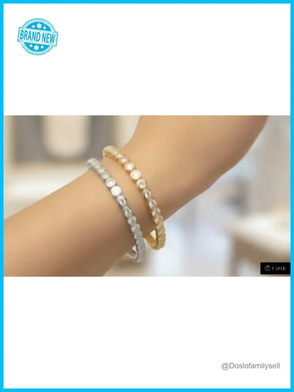 3mm Bezel Set CZ Tennis Bracelet, 5A Cubic Zirconia, Gold Plated, Box Clasp